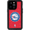 NBA Philadelphia 76ers Distressed iPhone 15 Pro Waterproof Case